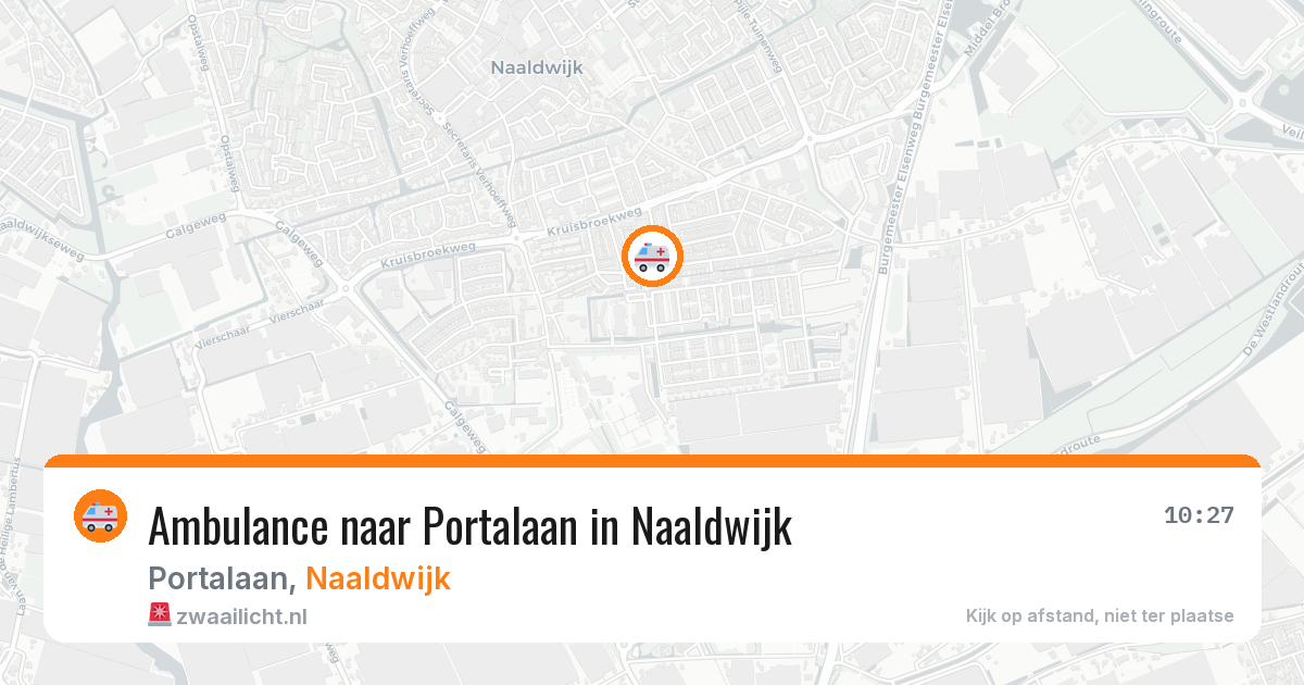 Ambulance naar Portalaan in Naaldwijk — 10 jun 2026