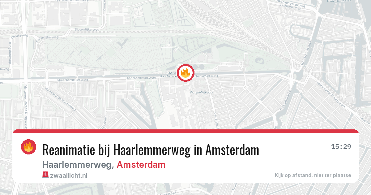 Reanimatie bij Haarlemmerweg in Amsterdam — 2 jun 2026
