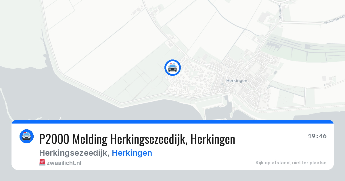 P2000 Melding Herkingsezeedijk, Herkingen — 22 apr 2026