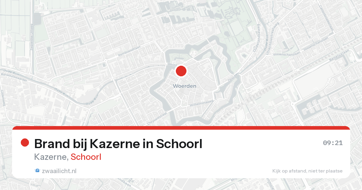 Brand bij Kazerne in Schoorl — 20 aug 2026