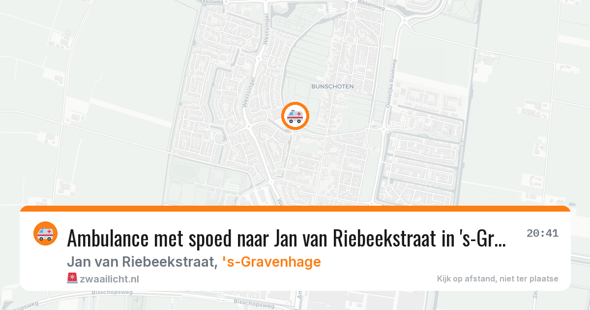Ambulance met spoed naar Jan van Riebeekstraat in 's-Gravenhage — 24 jan 2026