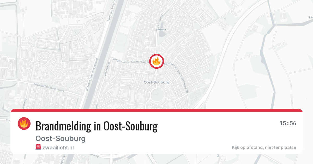 Brandmelding in Oost-Souburg — 23 jun 2026