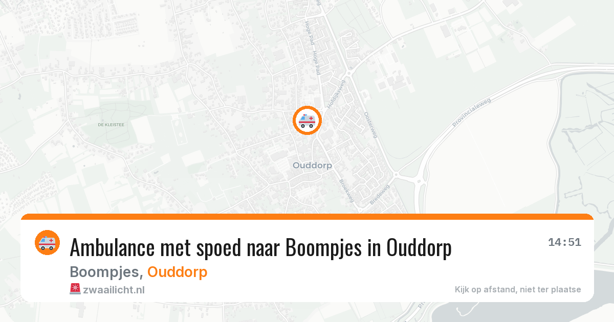 Ambulance met spoed naar Boompjes in Ouddorp — 31 jul 2026
