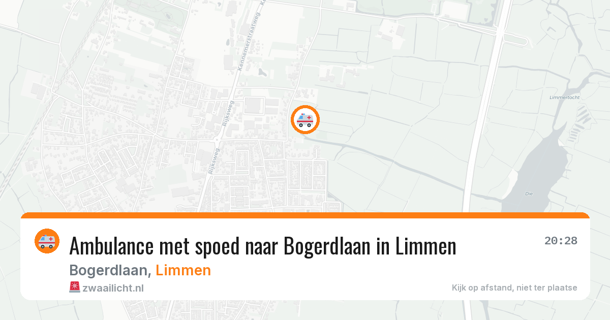 Ambulance met spoed naar Bogerdlaan in Limmen — 29 mei 2026