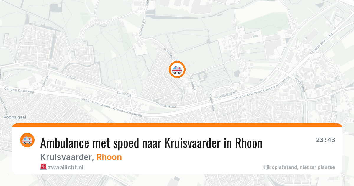 Ambulance met spoed naar Kruisvaarder in Rhoon — 30 jun 2026
