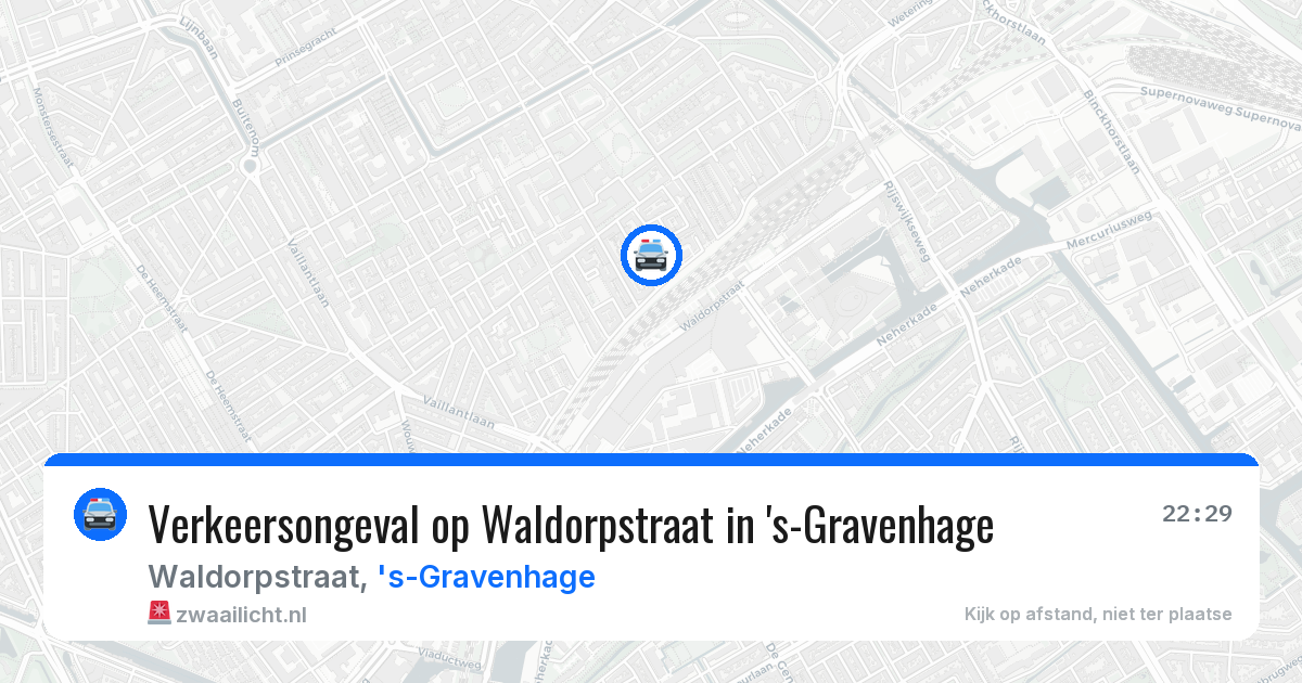 Verkeersongeval op Waldorpstraat in 's-Gravenhage — 14 mei 2026