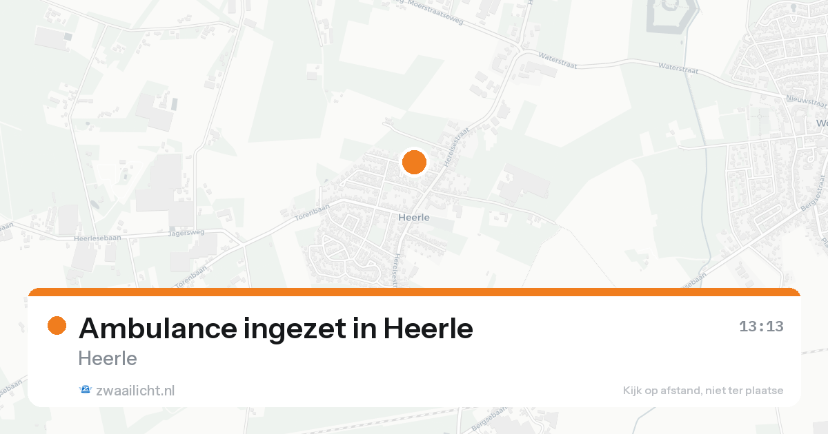 Ambulance ingezet in Heerle — 31 jan 2026