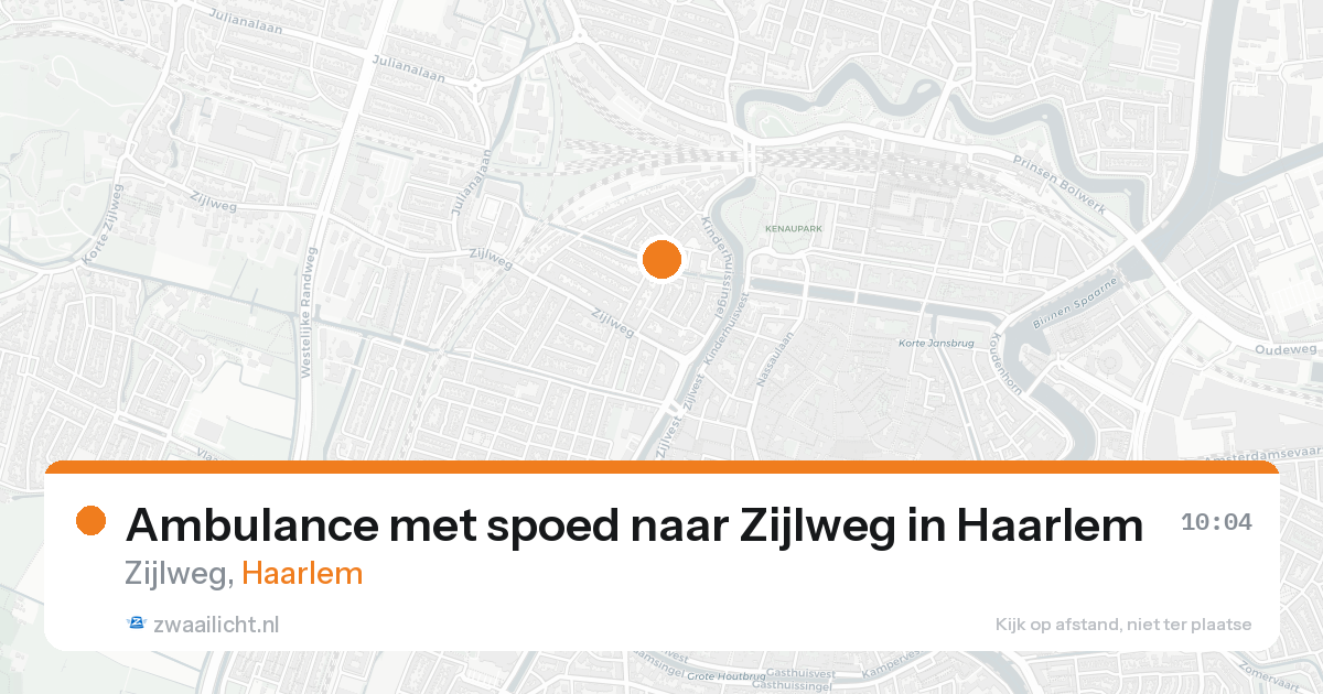 Ambulance met spoed naar Zijlweg in Haarlem — 3 jun 2026