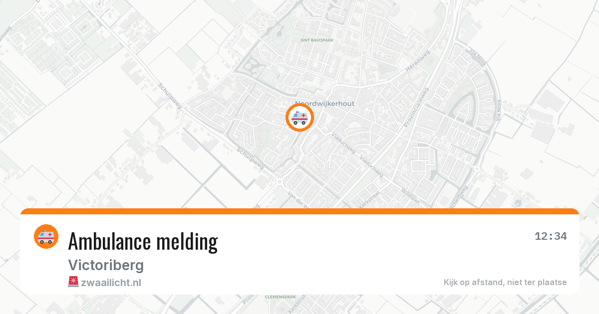 Ambulance melding — 8 feb 2026