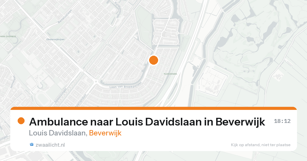 Ambulance naar Louis Davidslaan in Beverwijk — 7 feb 2026