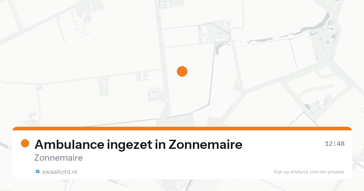 Ambulance ingezet in Zonnemaire — 18 aug 2026