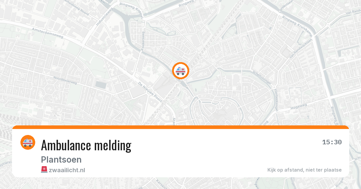Ambulance melding — 5 jul 2026