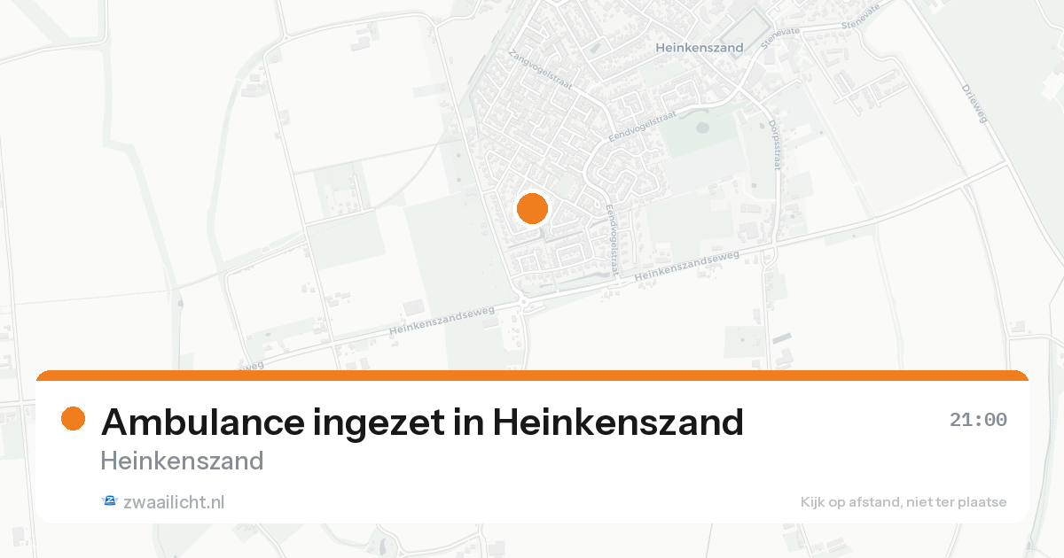 Ambulance ingezet in Heinkenszand — 16 aug 2026