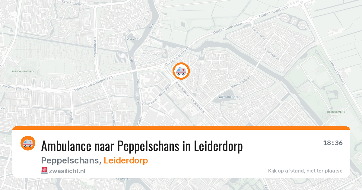 Ambulance naar Peppelschans in Leiderdorp — 3 aug 2026