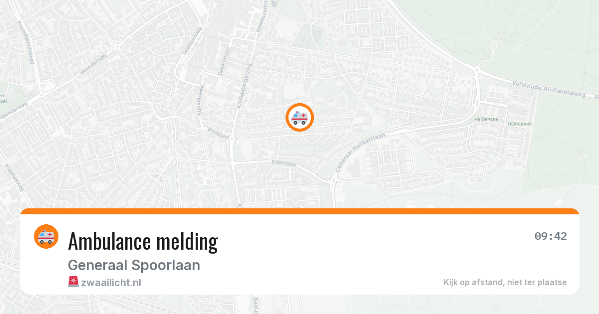 Ambulance melding — 2 jul 2026