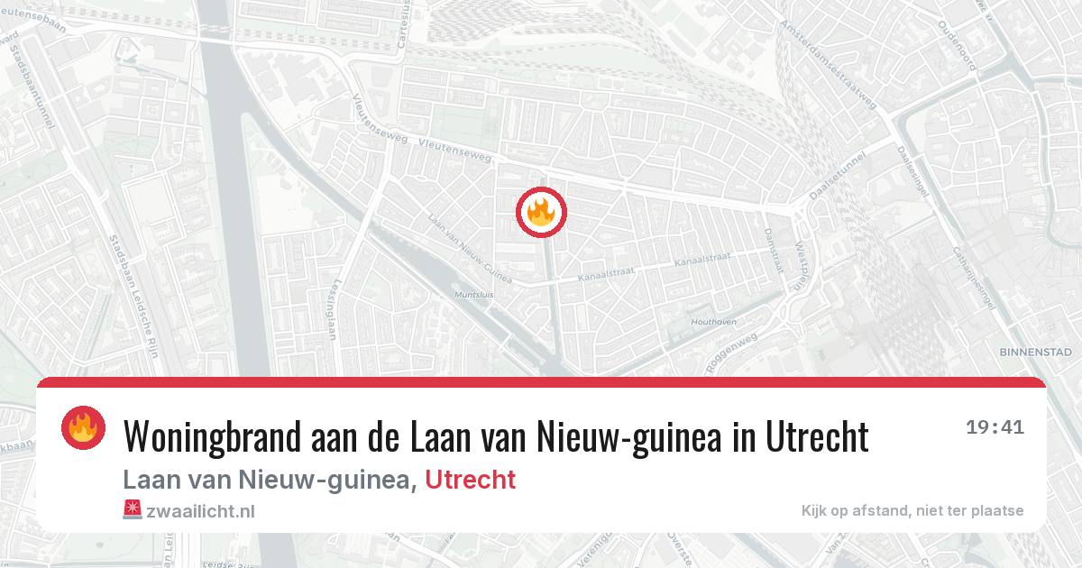 Woningbrand aan de Laan van Nieuw-guinea in Utrecht — 16 jul 2026