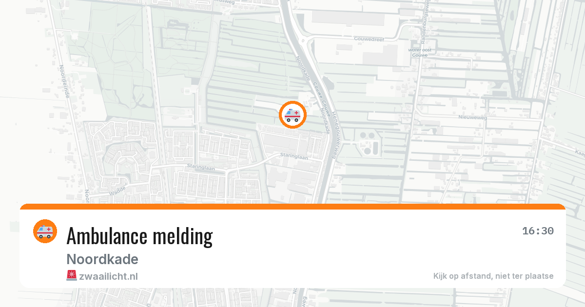Ambulance melding — 13 jun 2026