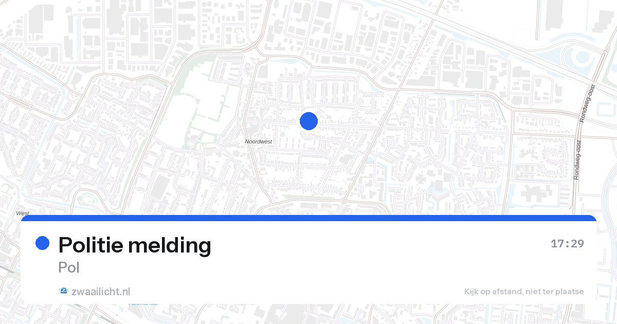 Politie melding — 13 jul 2026