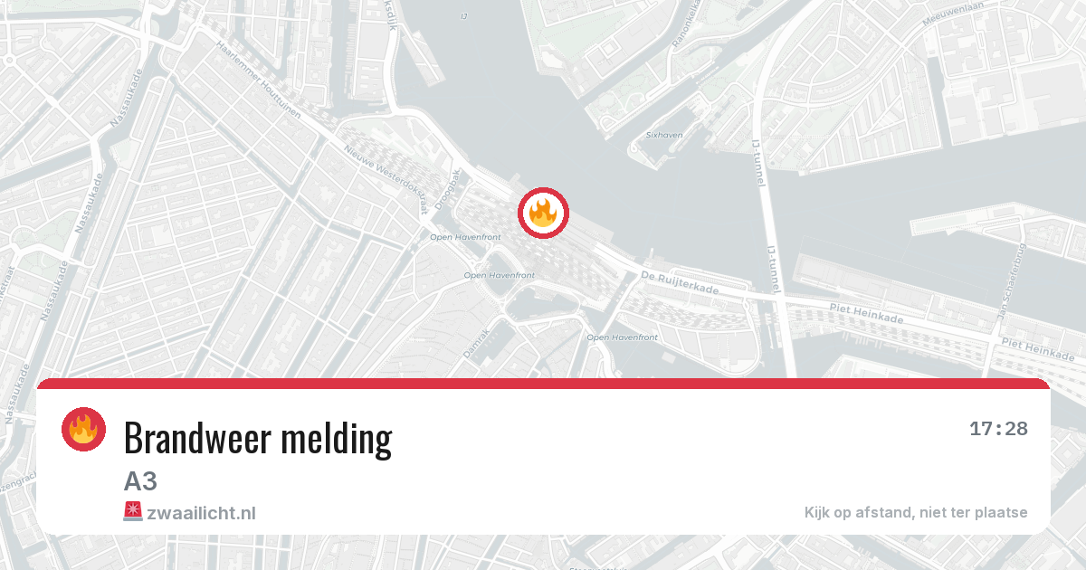 Brandweer melding — 2 aug 2026