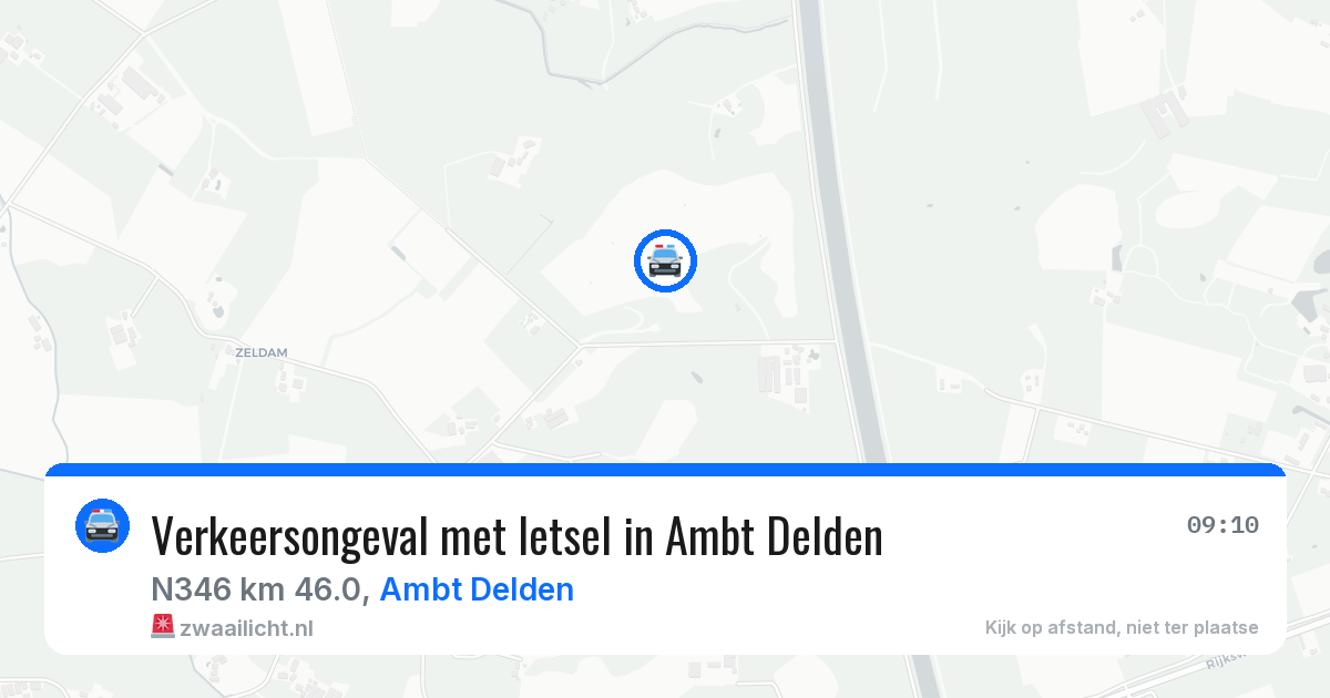 Verkeersongeval met letsel in Ambt Delden — 16 apr 2026