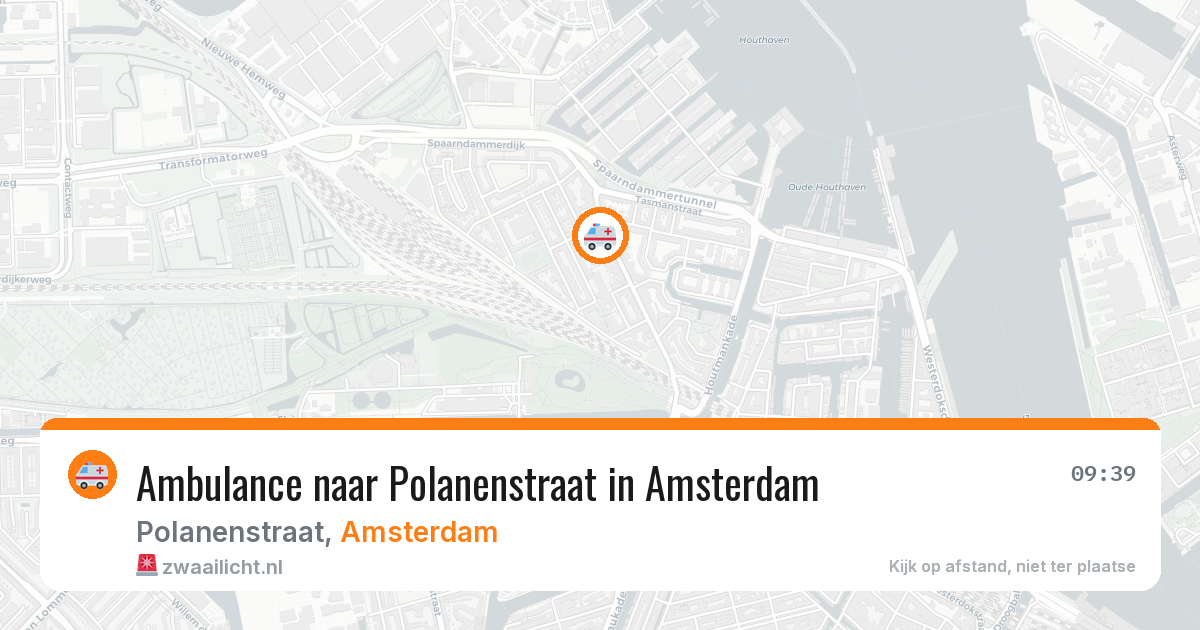 Ambulance naar Polanenstraat in Amsterdam — 9 apr 2026