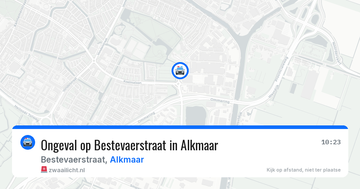 Ongeval op Bestevaerstraat in Alkmaar — 24 jun 2026