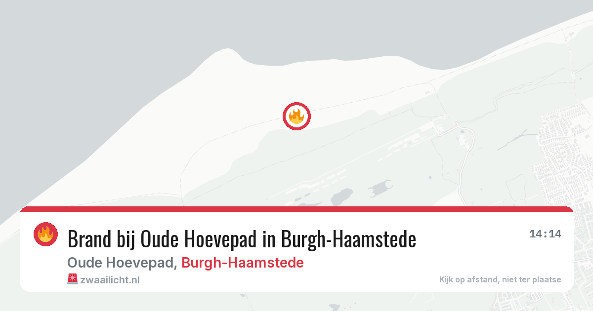Brand bij Oude Hoevepad in Burgh-Haamstede — 2 jun 2026