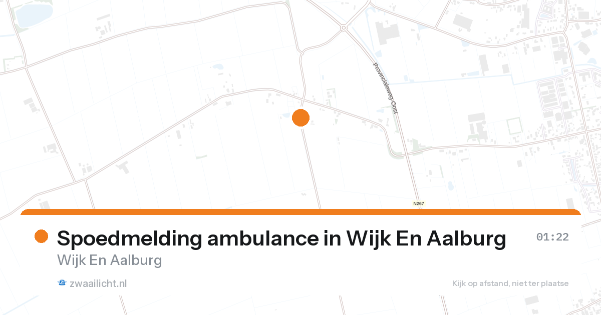 Spoedmelding ambulance in Wijk En Aalburg — 26 aug 2026