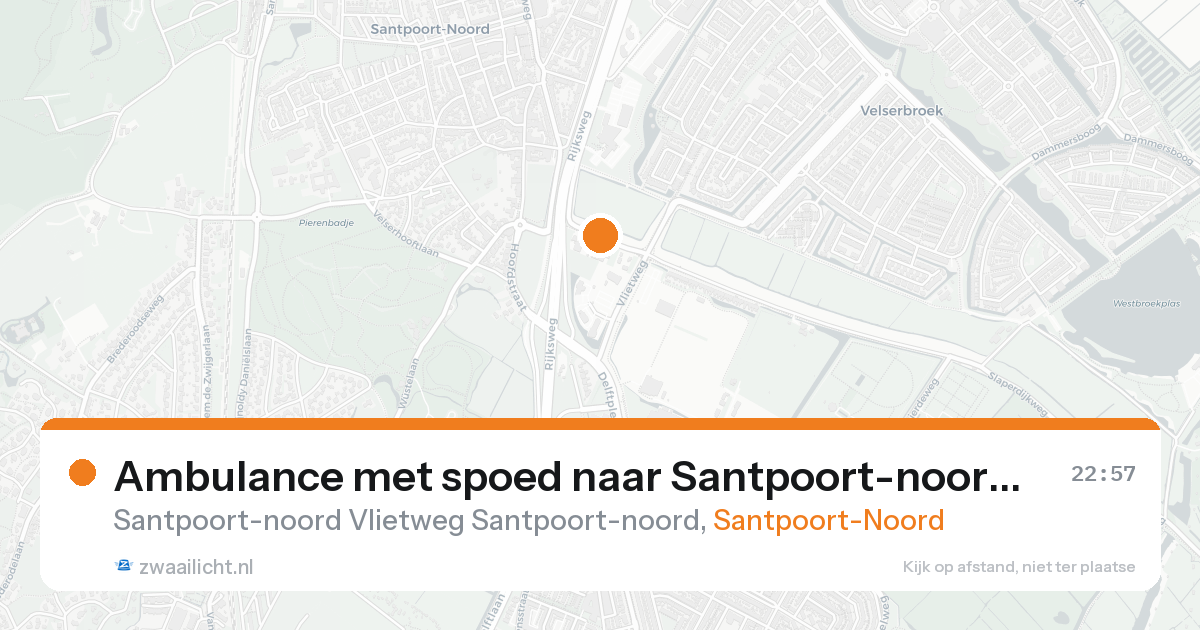 Ambulance met spoed naar Santpoort-noord Vlietweg Santpoort-noord in Santpoort-Noord — 7 feb 2026