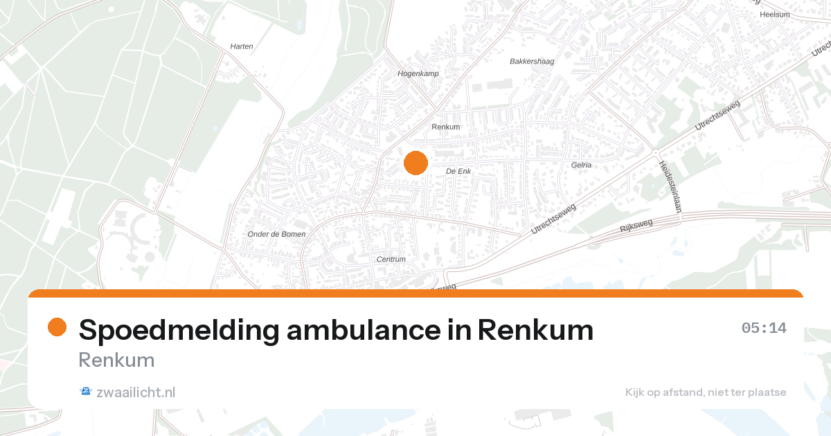 Spoedmelding ambulance in Renkum — 7 feb 2026