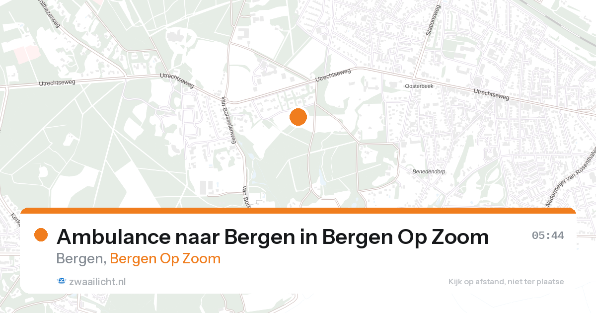 Ambulance naar Bergen in Bergen Op Zoom — 7 feb 2026