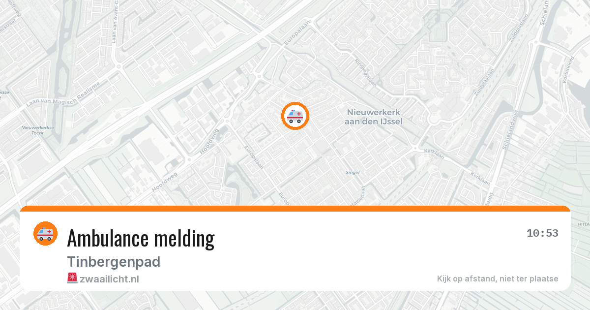 Ambulance melding — 20 jun 2026