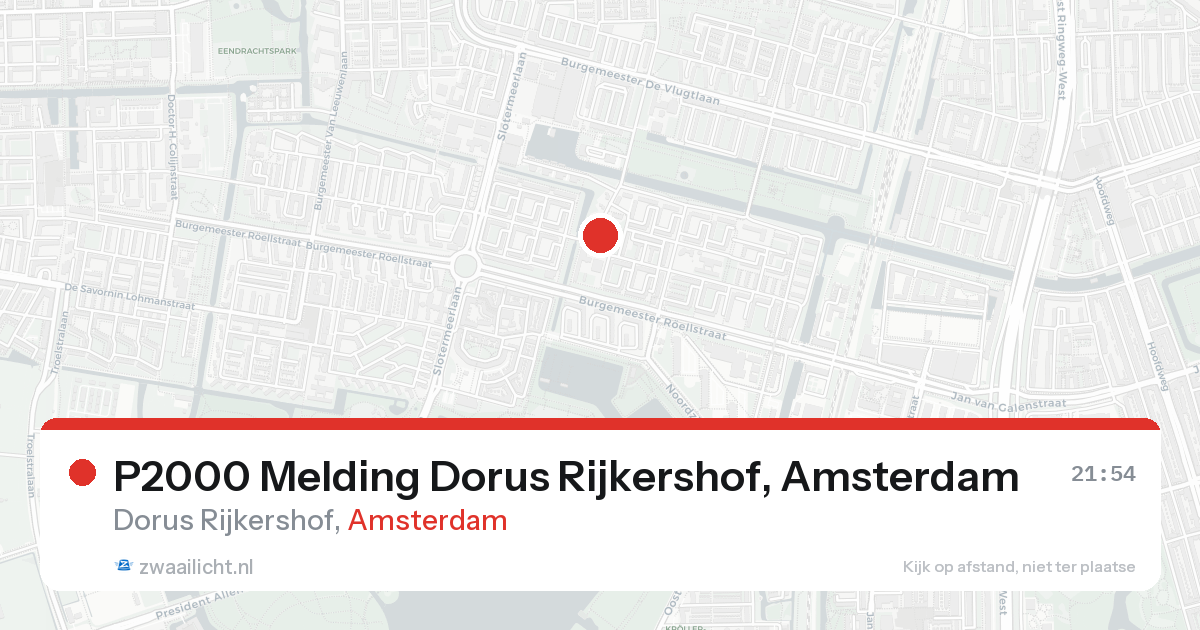 P2000 Melding Dorus Rijkershof, Amsterdam — 30 jan 2026