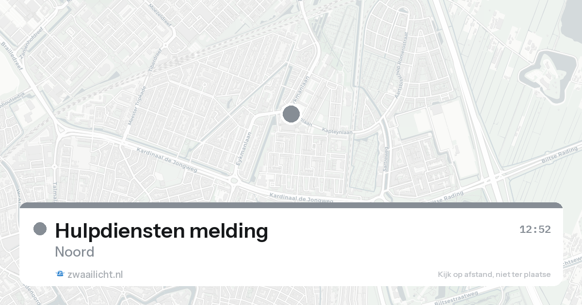 Hulpdiensten melding — 31 jan 2026