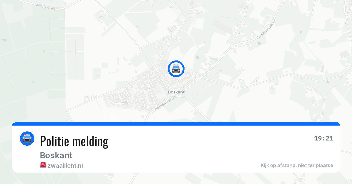 Politie melding — 30 jun 2026