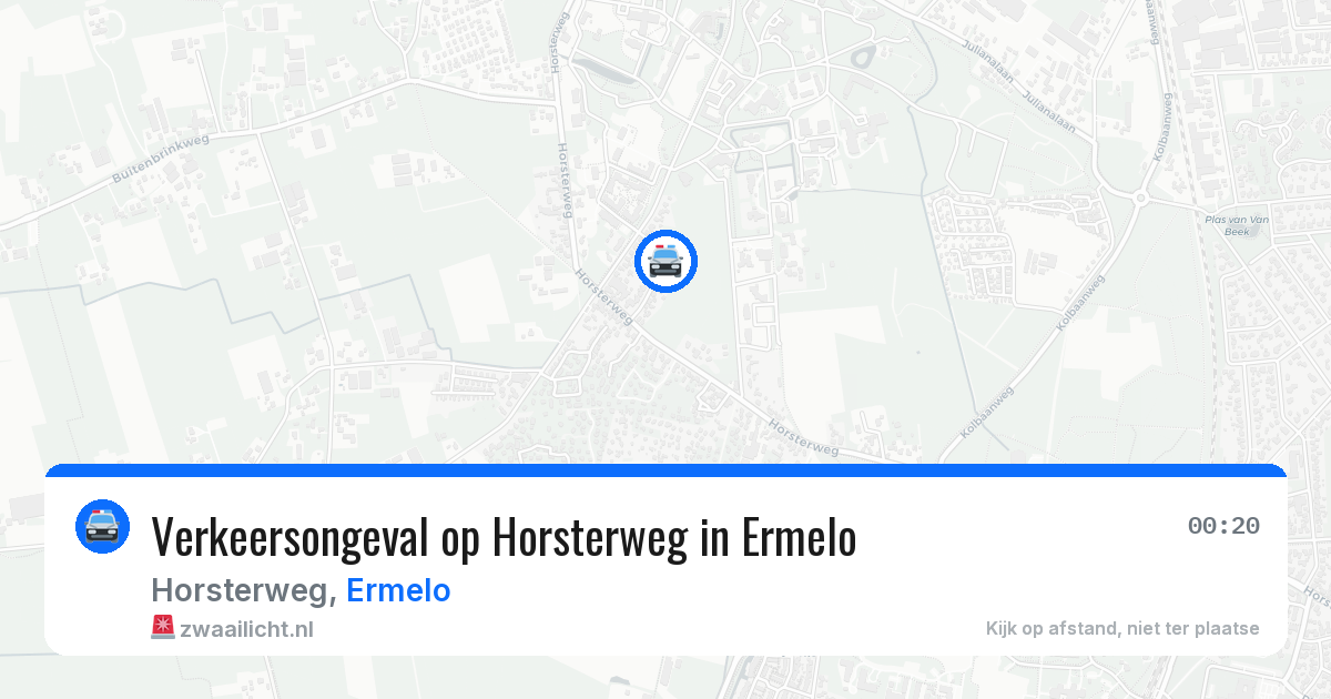 Verkeersongeval op Horsterweg in Ermelo — 17 jun 2026
