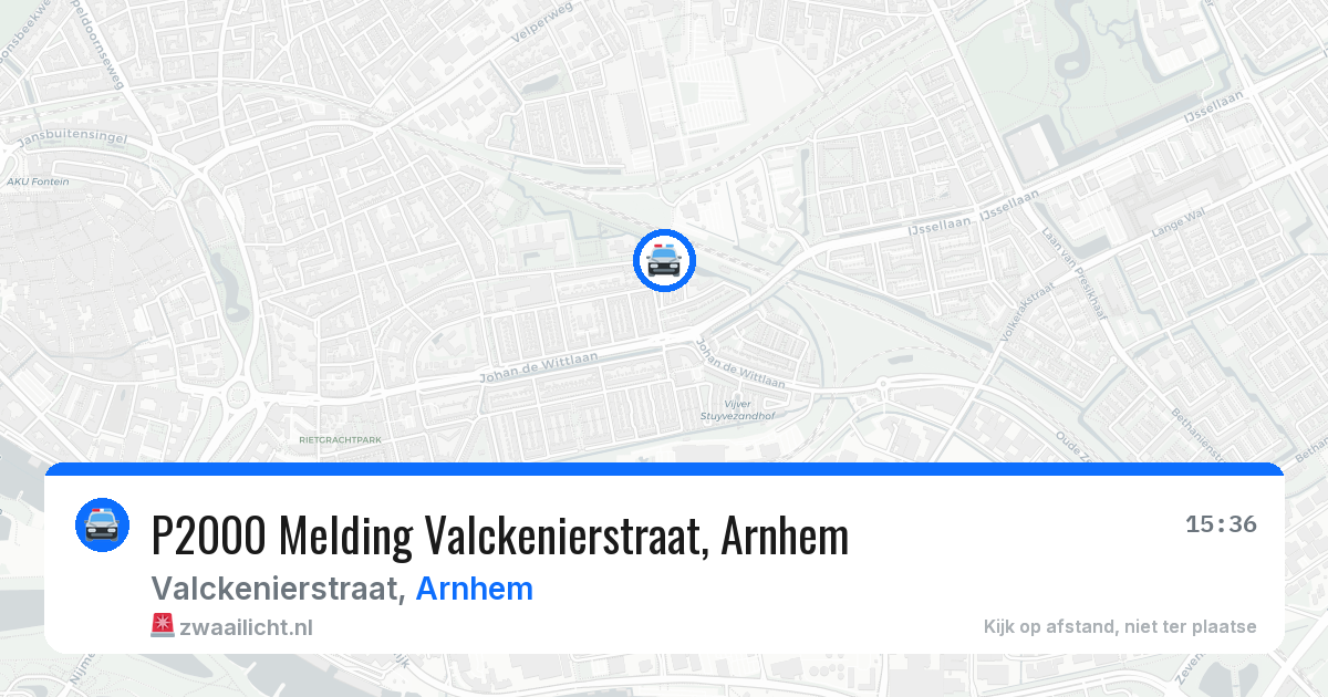 P2000 Melding Valckenierstraat, Arnhem — 27 feb 2026