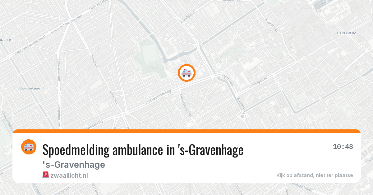 Spoedmelding ambulance in 's-Gravenhage — 14 aug 2026
