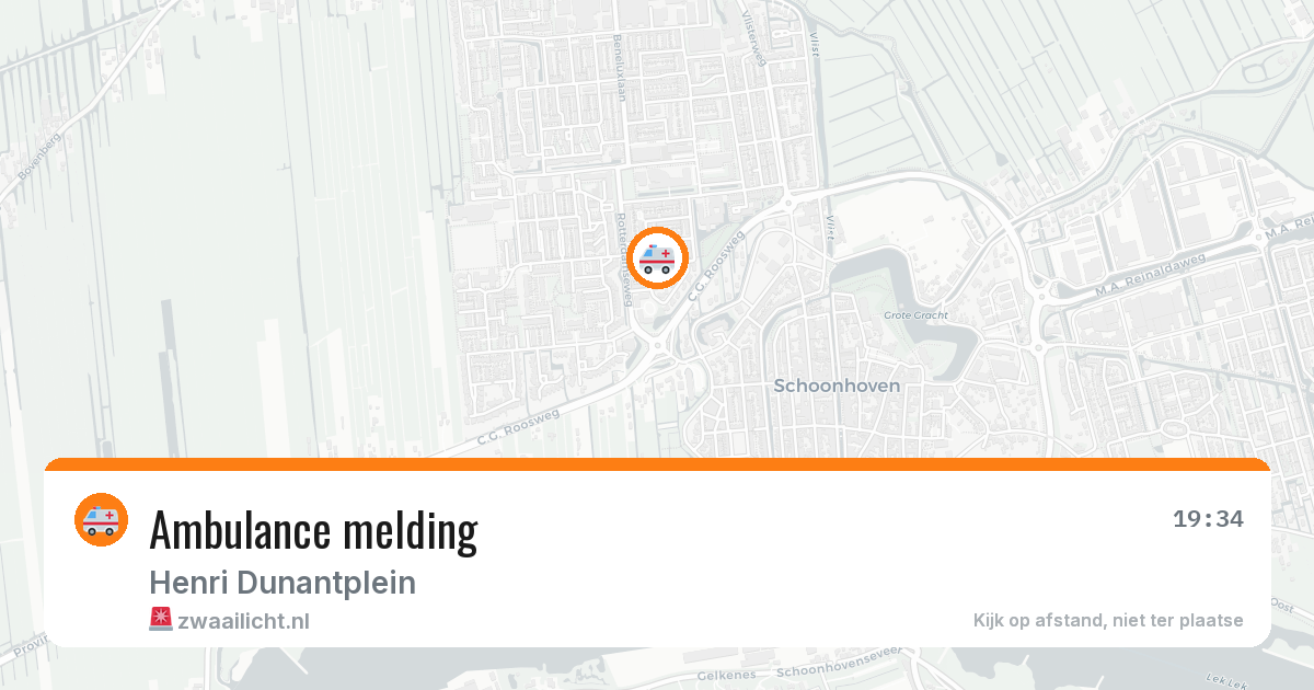 Ambulance melding — 4 jul 2026