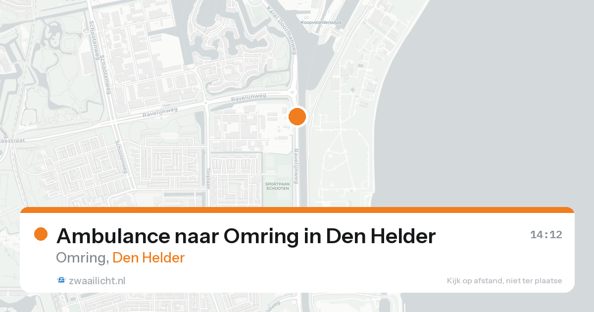 Ambulance naar Omring in Den Helder — 16 aug 2026