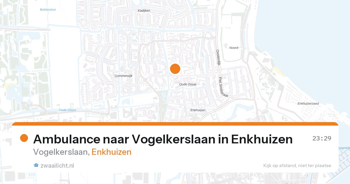 Ambulance naar Vogelkerslaan in Enkhuizen — 6 feb 2026
