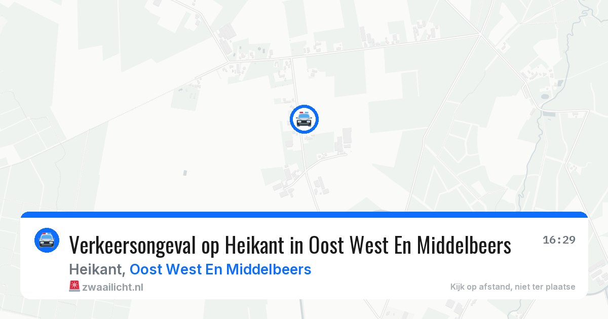 Verkeersongeval op Heikant in Oost West En Middelbeers — 3 jun 2026
