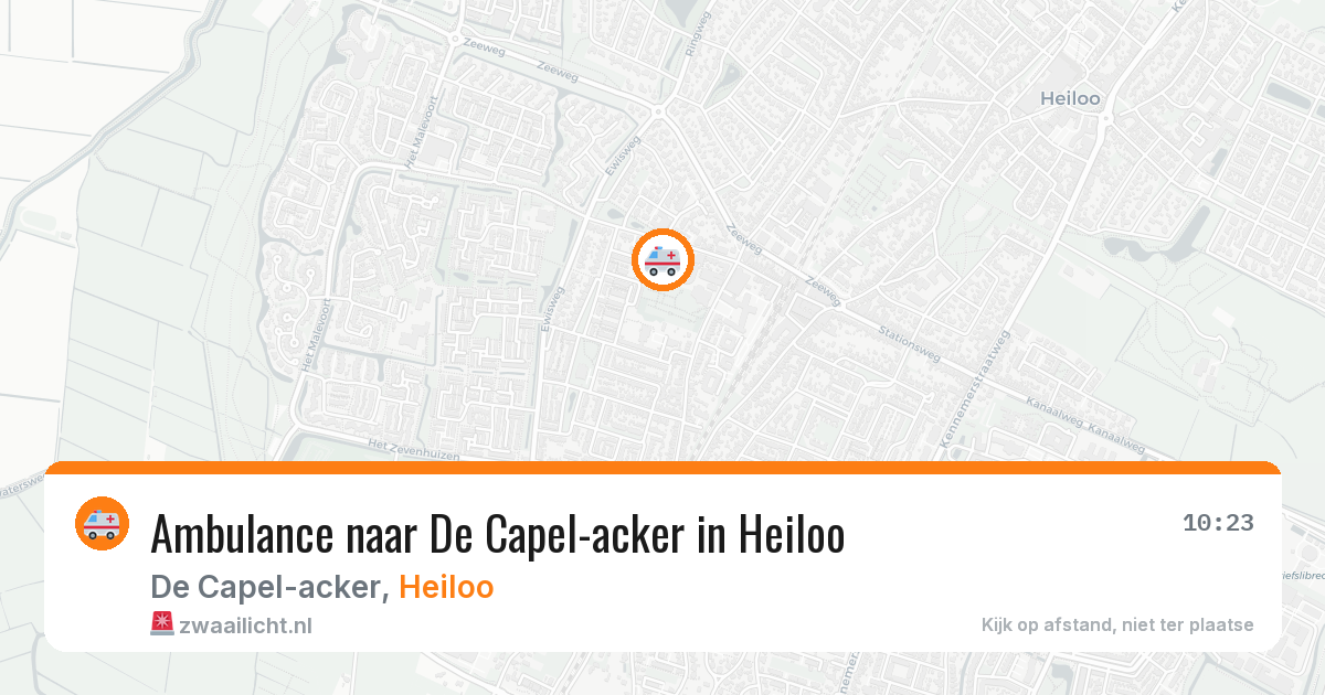 Ambulance naar De Capel-acker in Heiloo — 26 jun 2026