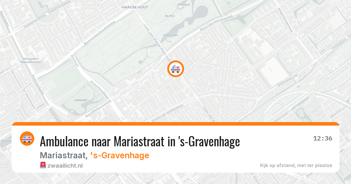 Ambulance naar Mariastraat in 's-Gravenhage — 10 jul 2026