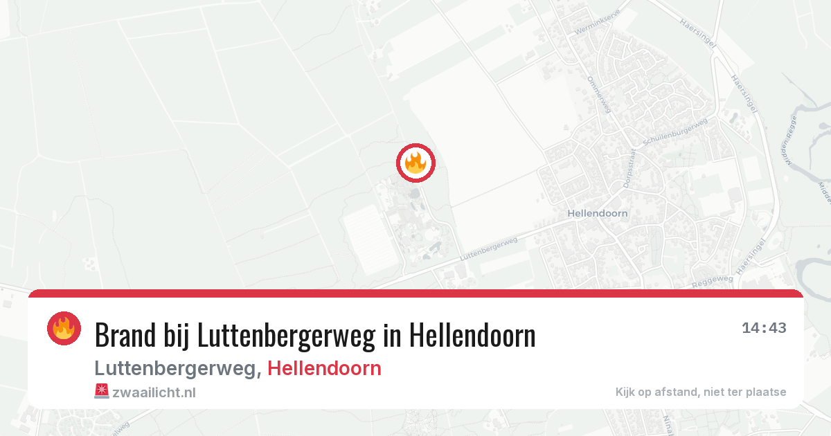 Brand bij Luttenbergerweg in Hellendoorn — 3 mei 2026