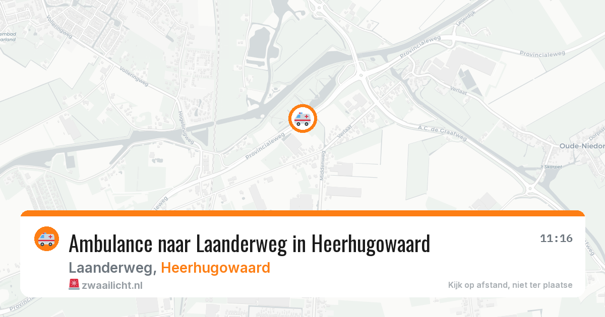 Ambulance naar Laanderweg in Heerhugowaard — 4 jun 2026