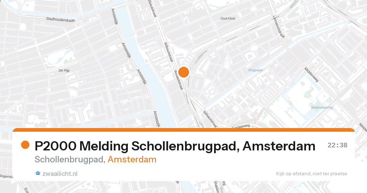 P2000 Melding Schollenbrugpad, Amsterdam — 28 aug 2026
