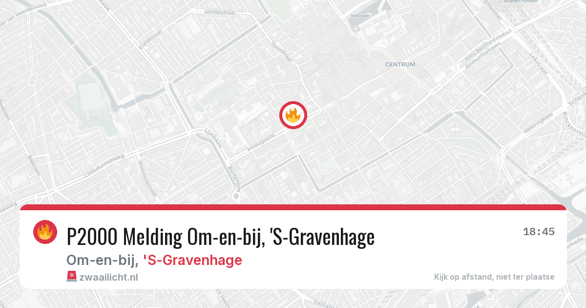 P2000 Melding Om-en-bij, 'S-Gravenhage — 3 feb 2026