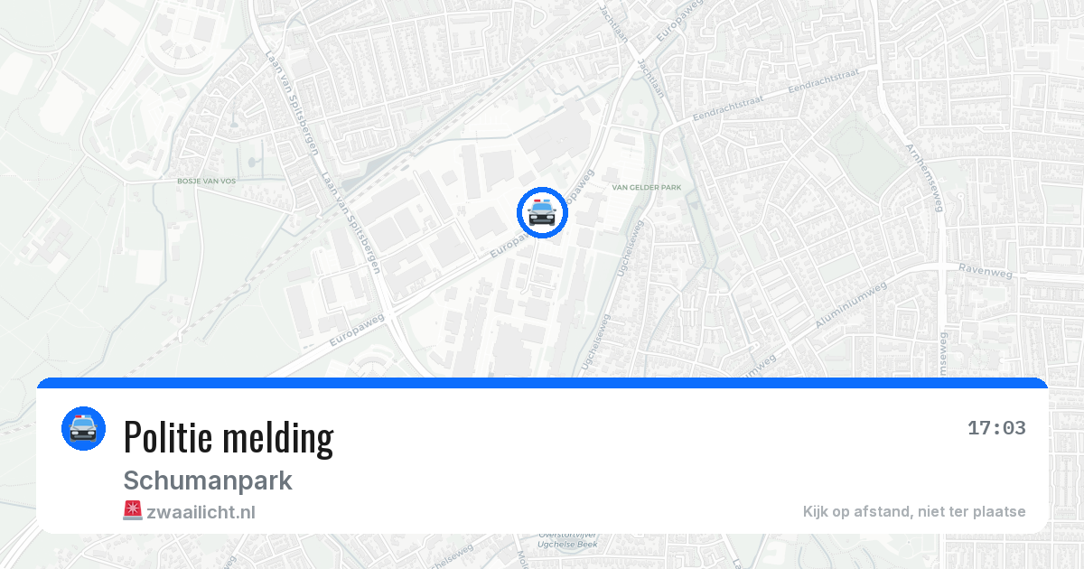 Politie melding — 3 jul 2026