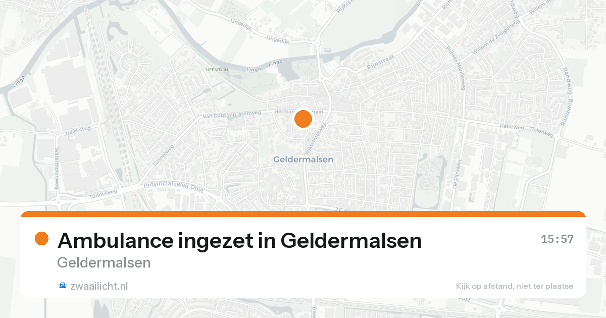Ambulance ingezet in Geldermalsen — 7 feb 2026